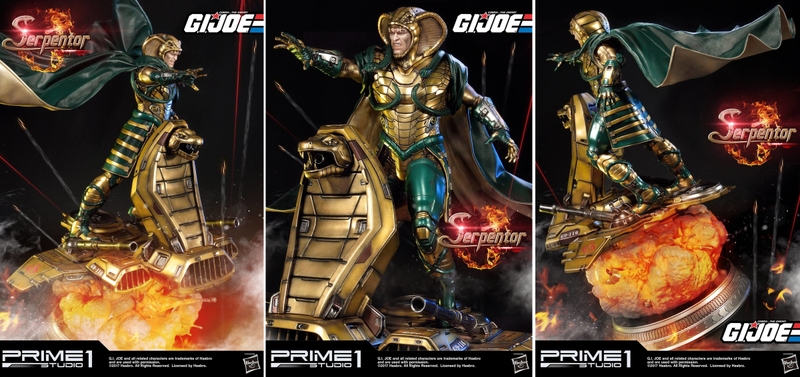 Illustration for article titled This Incredible Serpentor Statue Is the Ultimate Collectible for G.I.Joe Fans